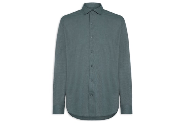 Camisa Masculina Slim Fit Fila Fil Antilia - Verde