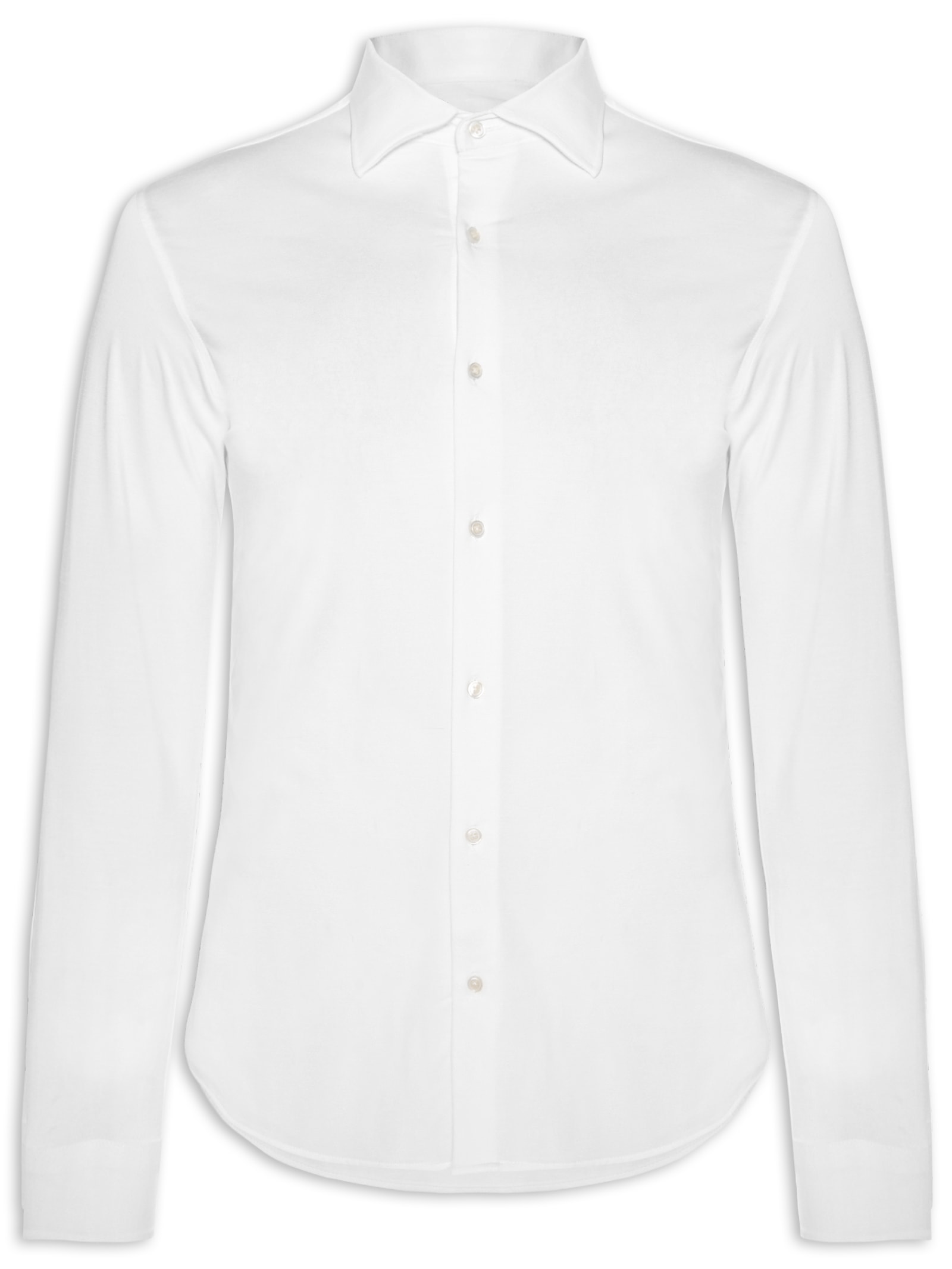 Camisa Masculina Slim Fit Malha Tech Branco '2 Essential