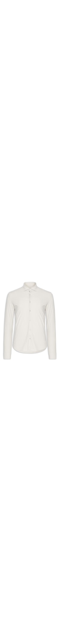 Camisa Masculina Slim Fit Malha Tecnológica - Off White