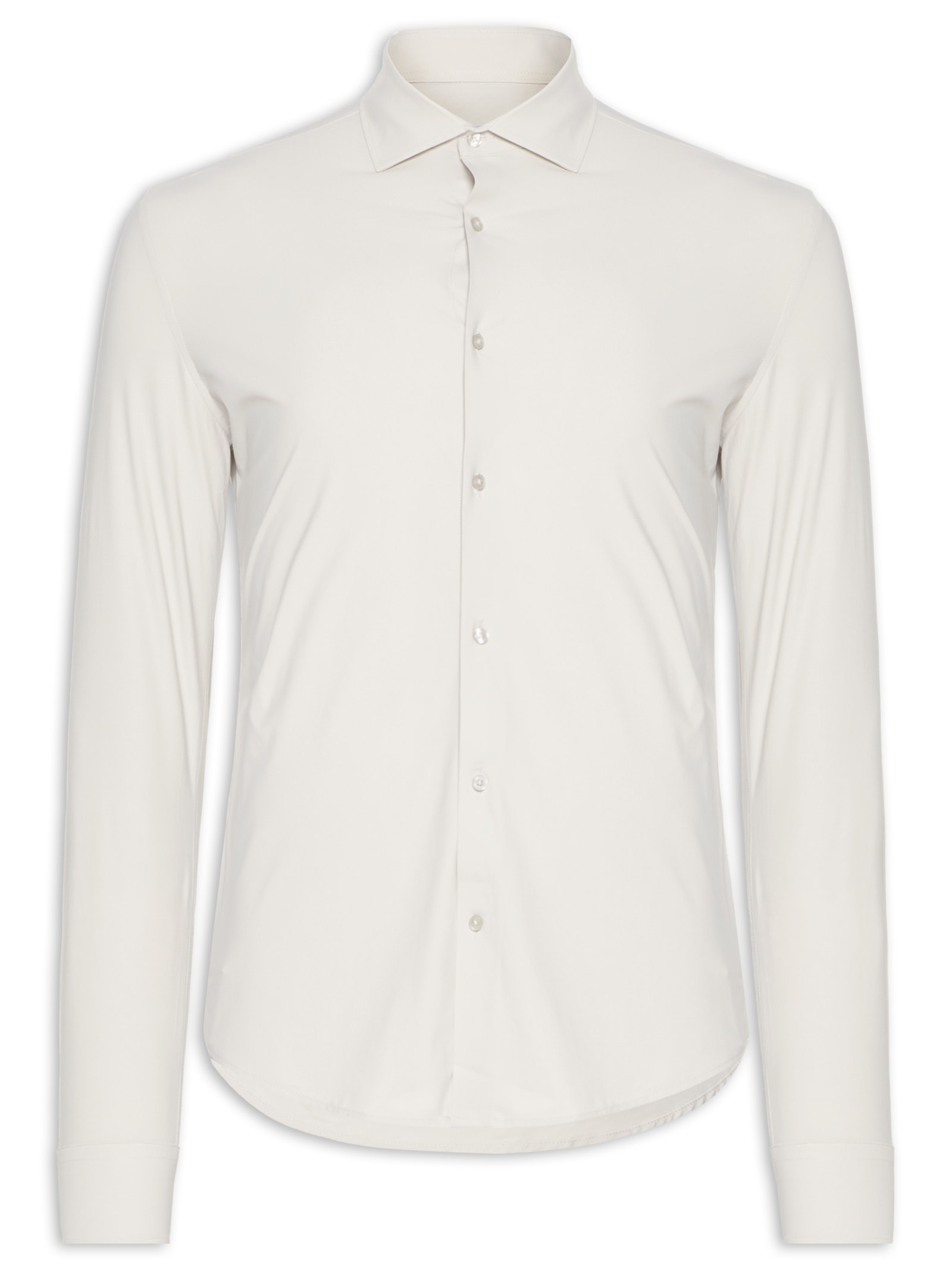 Camisa Masculina Slim Fit Malha Tecnológica Off White '2 Essential