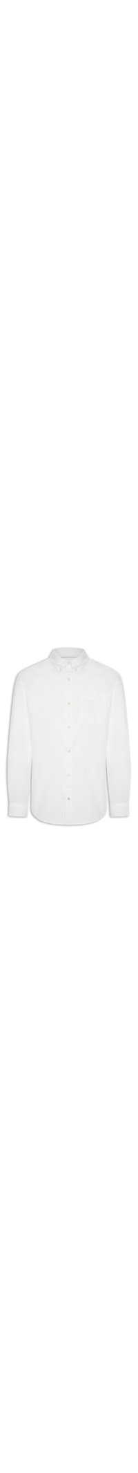 Camisa Masculina Slim Fit Oxford Orgânico - Branco