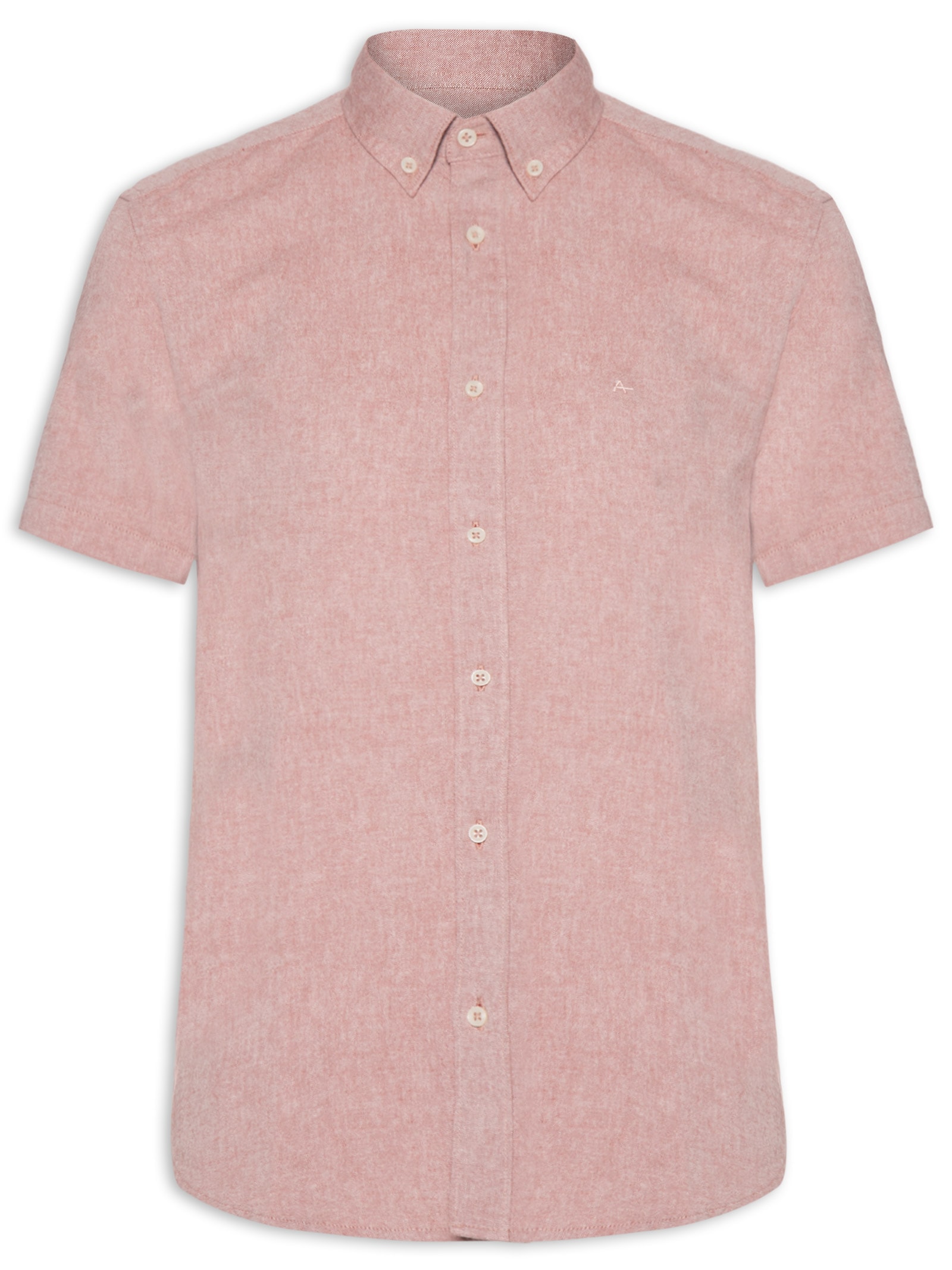 Camisa Masculina Slim Fit Oxford Planalt Rosa Aramis