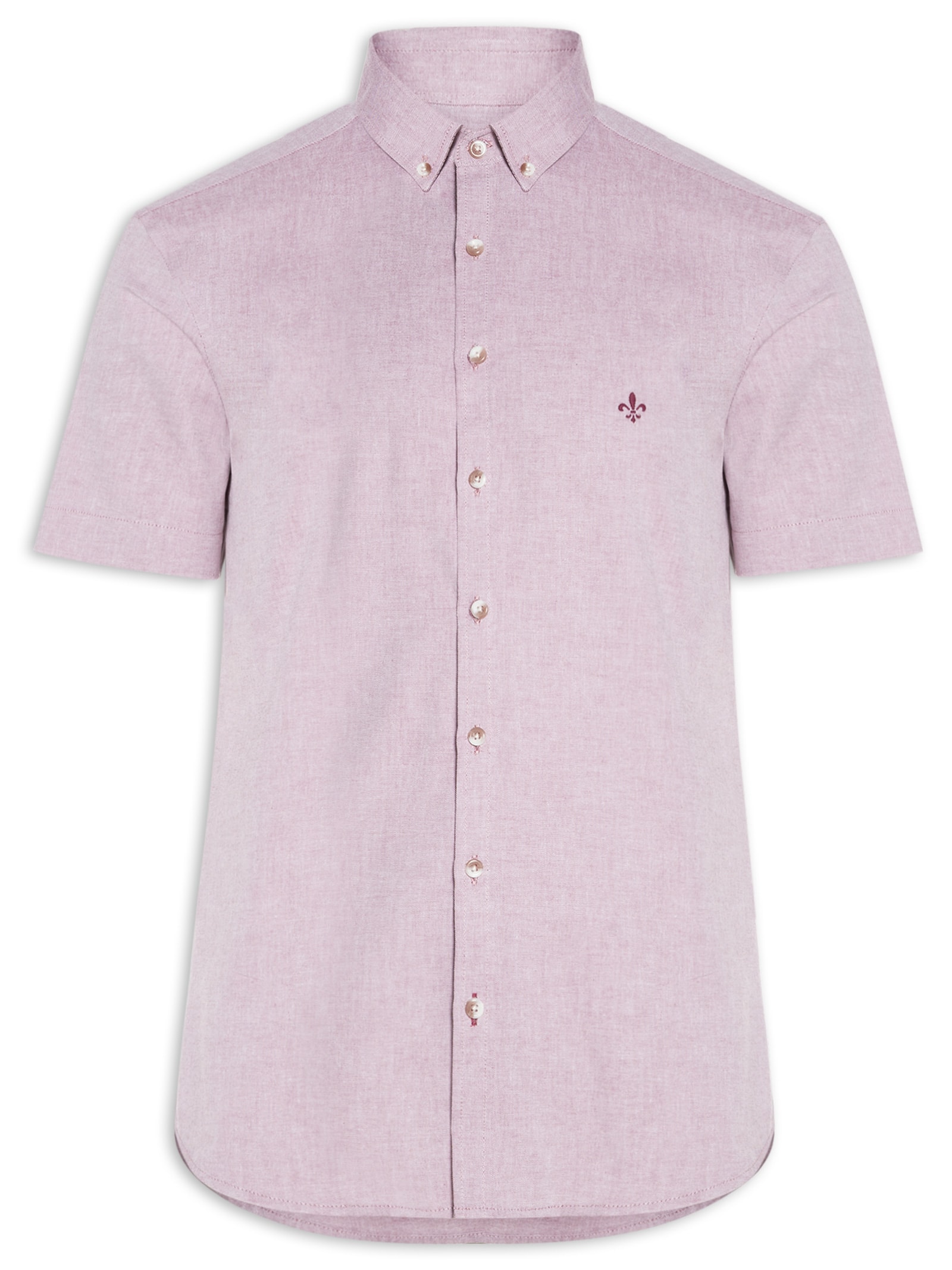 Camisa Masculina Slim Fit Oxford Vermelho Dudalina