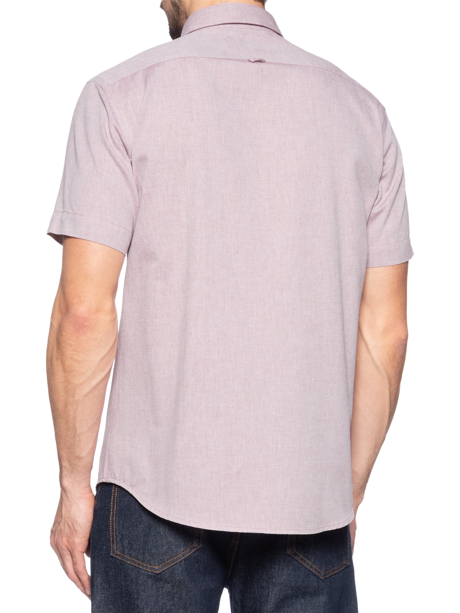 Camisa Masculina Slim Fit Oxford Vermelho Dudalina