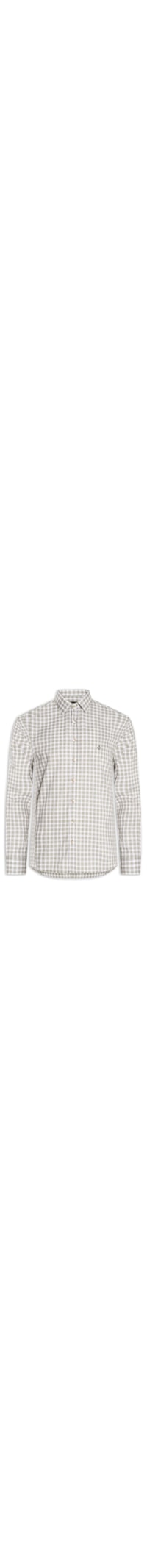 Camisa Masculina Slim Fit Xadrez - Verde