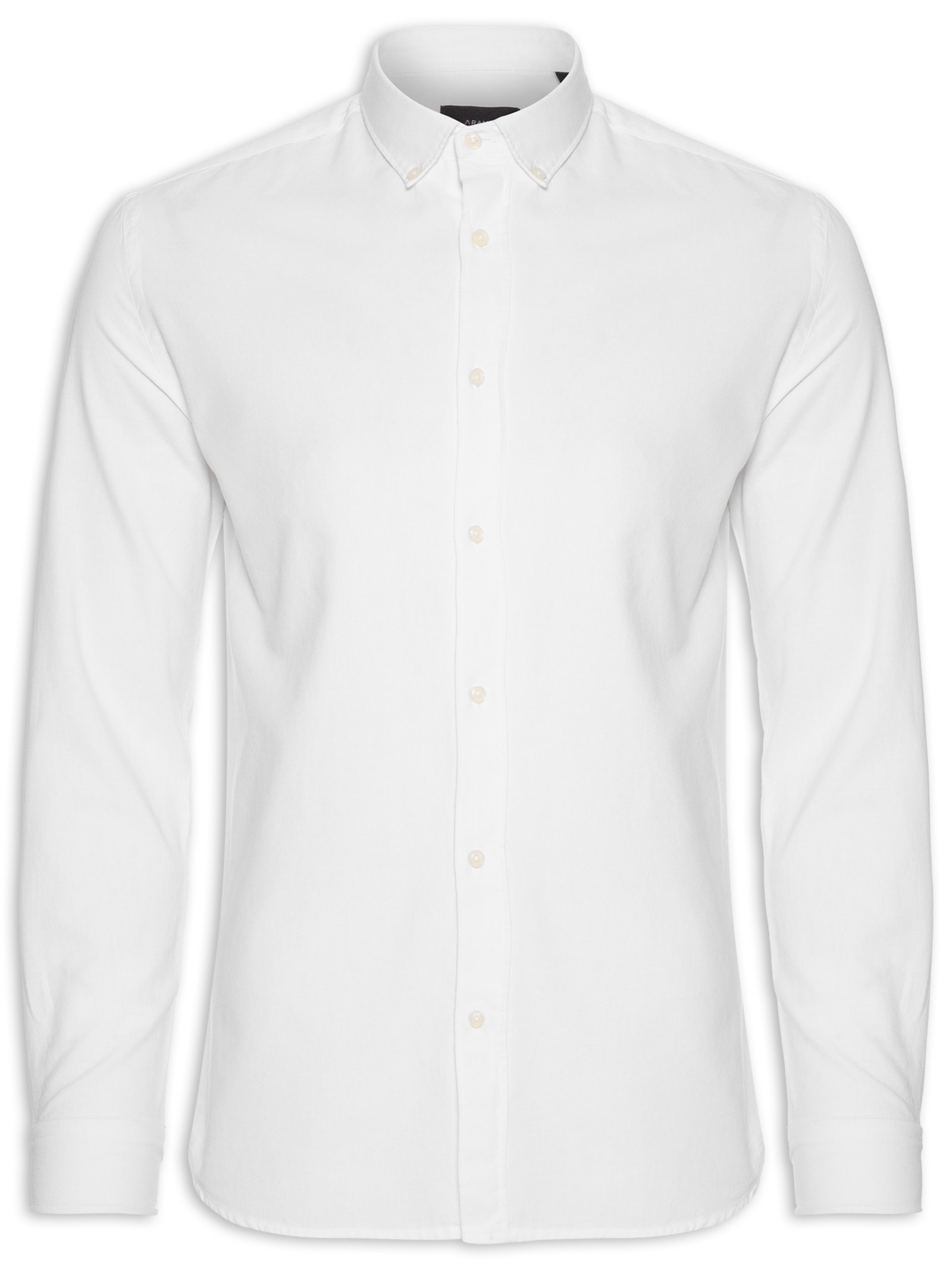 Camisa Masculina Slim Oxford Planalto Bdnw Branco Aramis