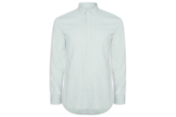 Camisa Masculina Slim Oxford Planalto Bdnw - Verde