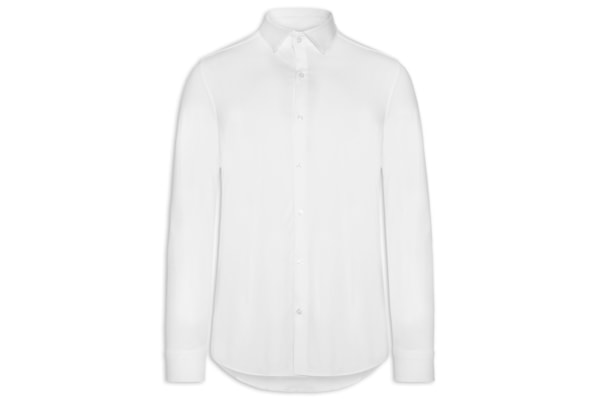 Camisa Masculina Social Algodão Egípcio - Branco