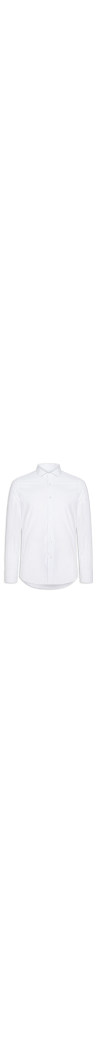 Camisa Masculina Social Fio Tinto - Branco