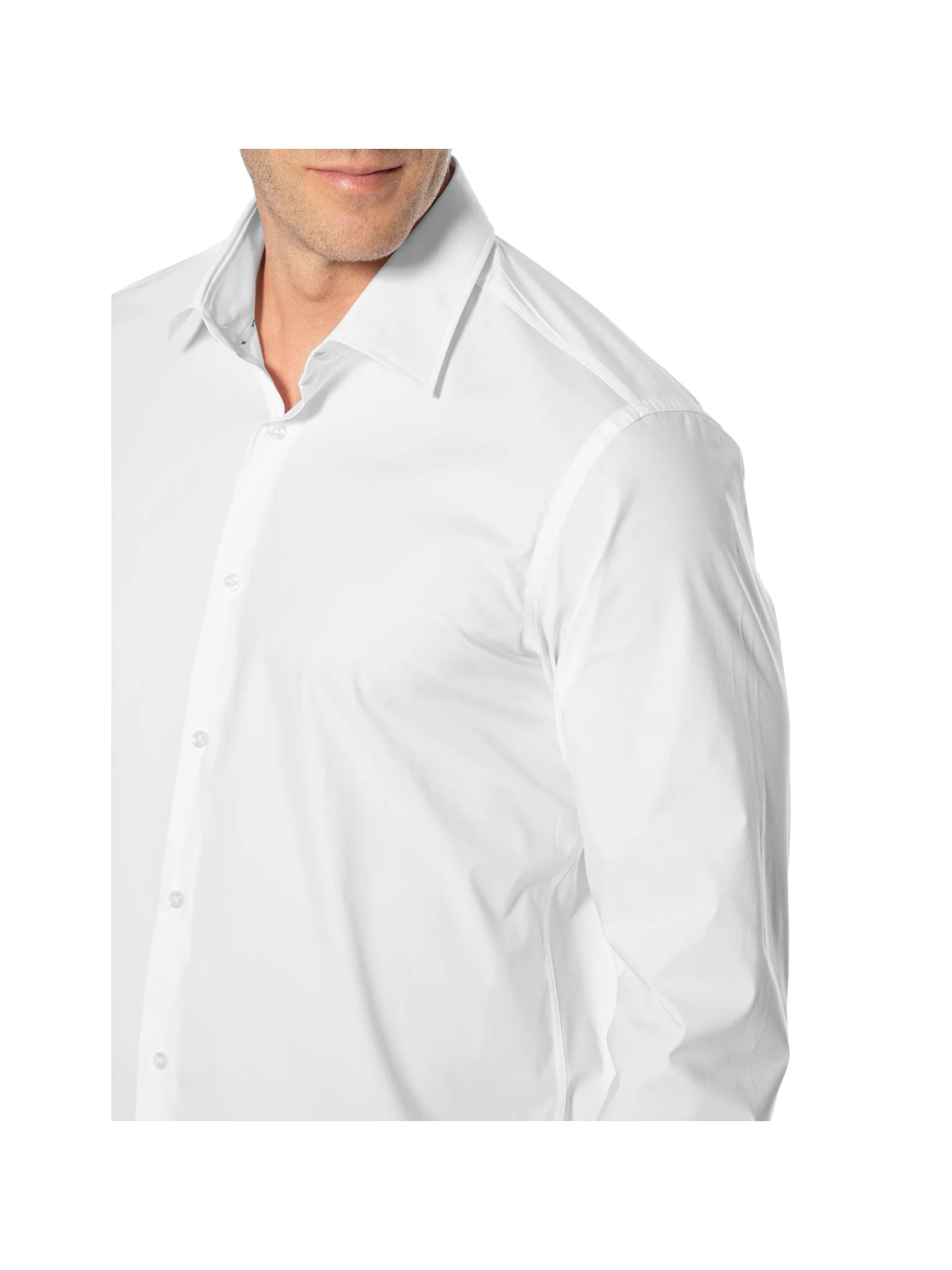 Camisa Masculina Social Joe Kent Branco Boss