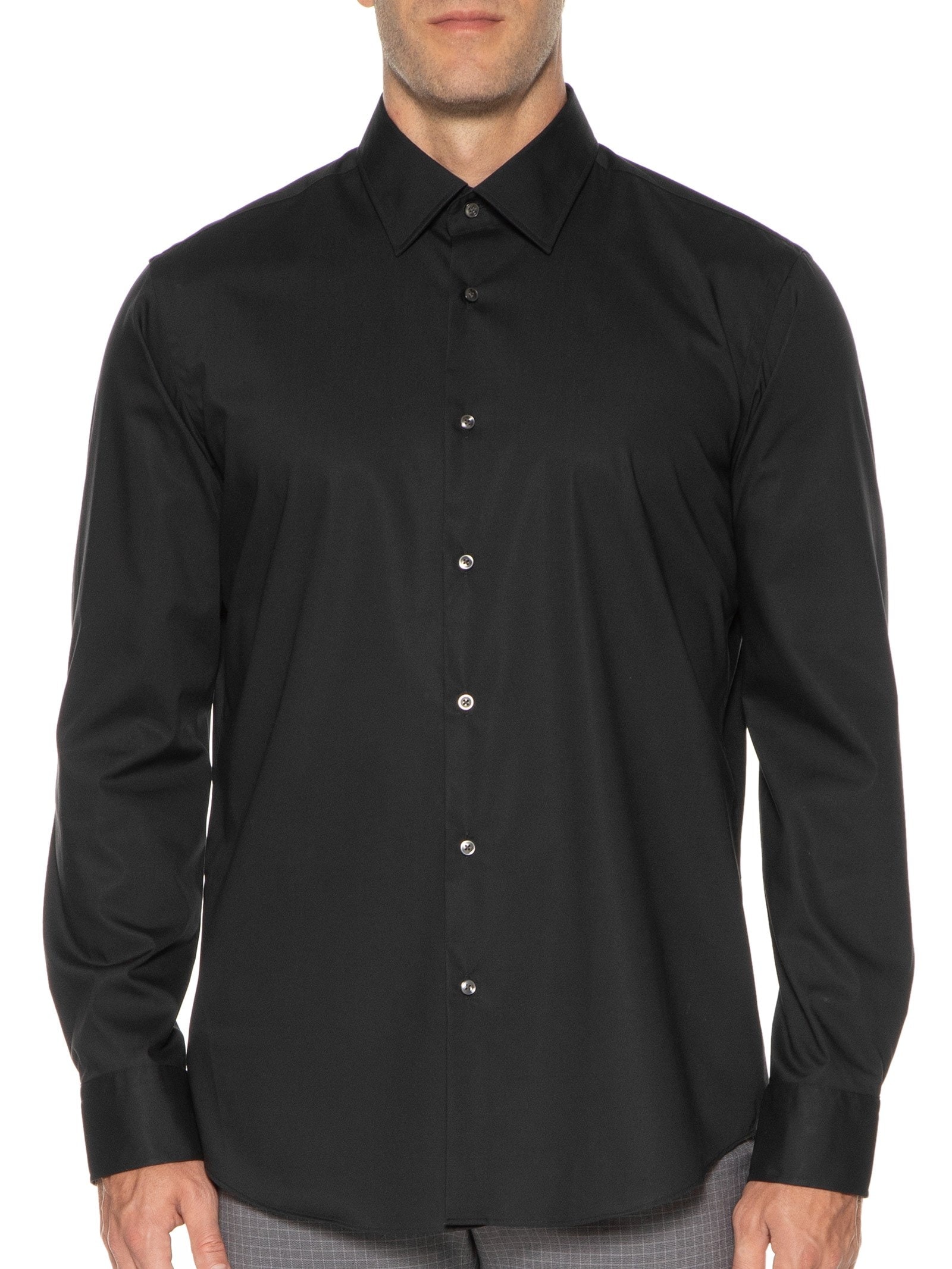 Camisa Masculina Social Joe Kent Preto Boss