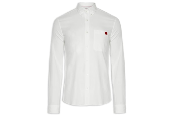 Camisa Masculina Social Manga Longa Evito - Branco