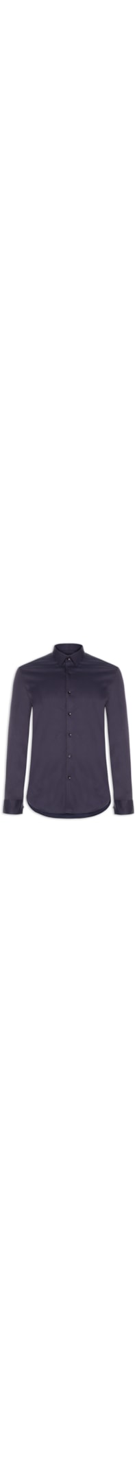 Camisa Masculina Social Manga Longa Paris - Azul