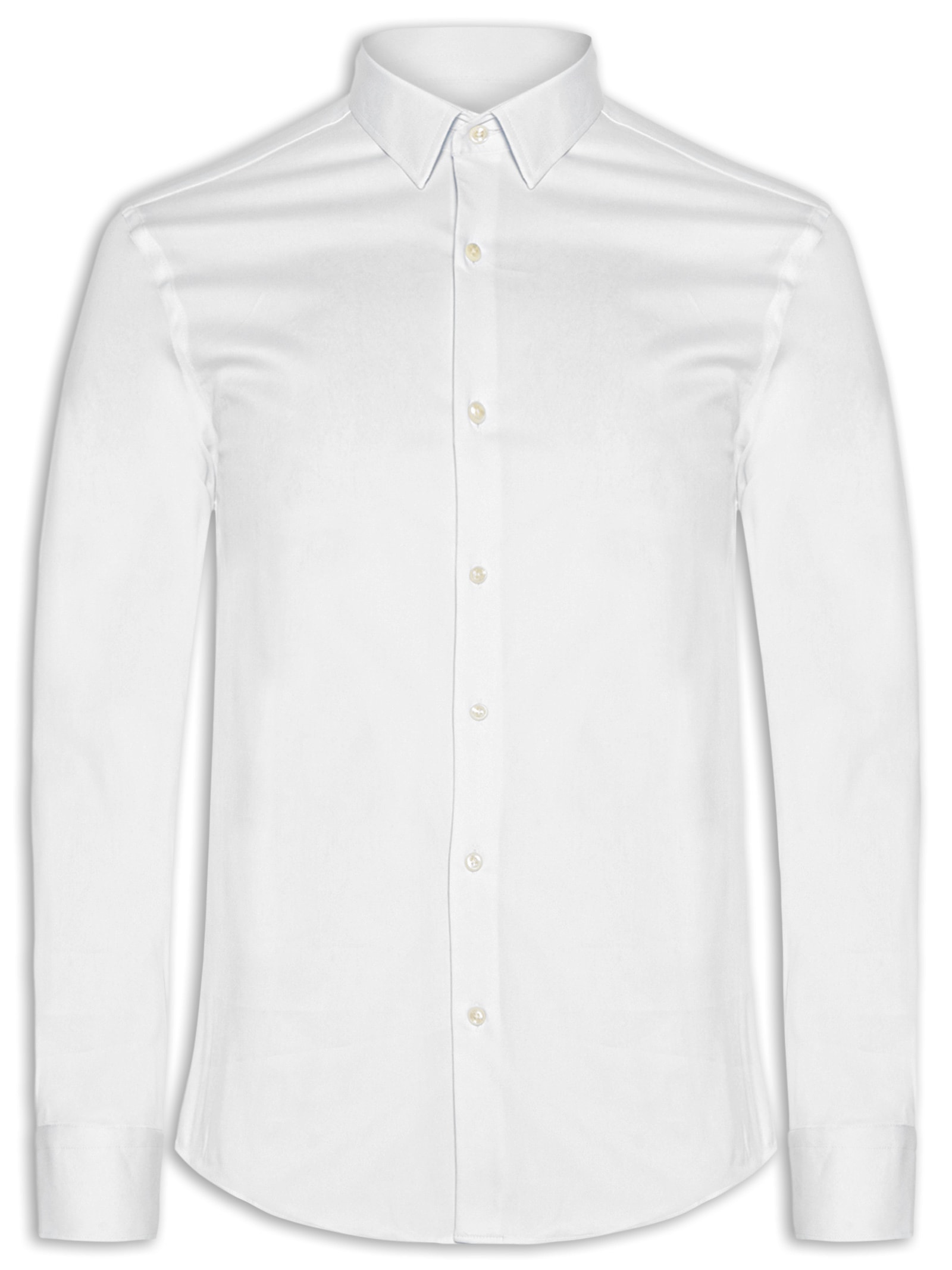Camisa Masculina Social Manga Longa Paris Branco Oficina Reserva