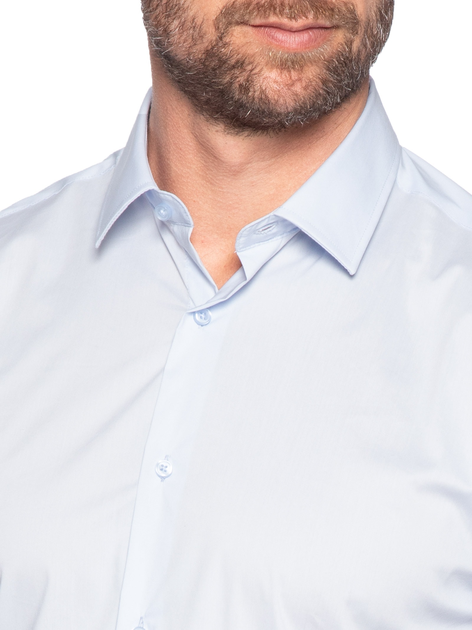 Camisa Masculina Social Ml Tech Premium Azul '2 Essential