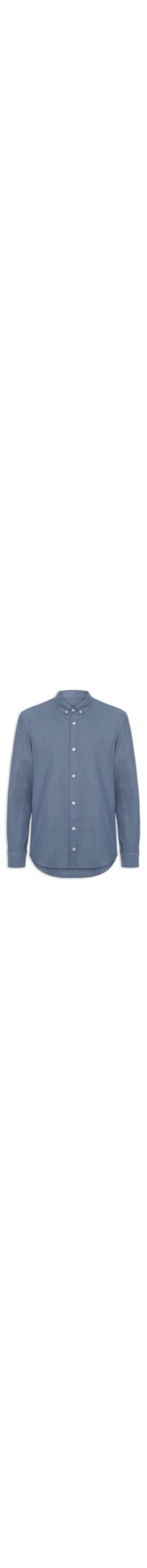 Camisa Masculina Social New Oxford Color - Azul
