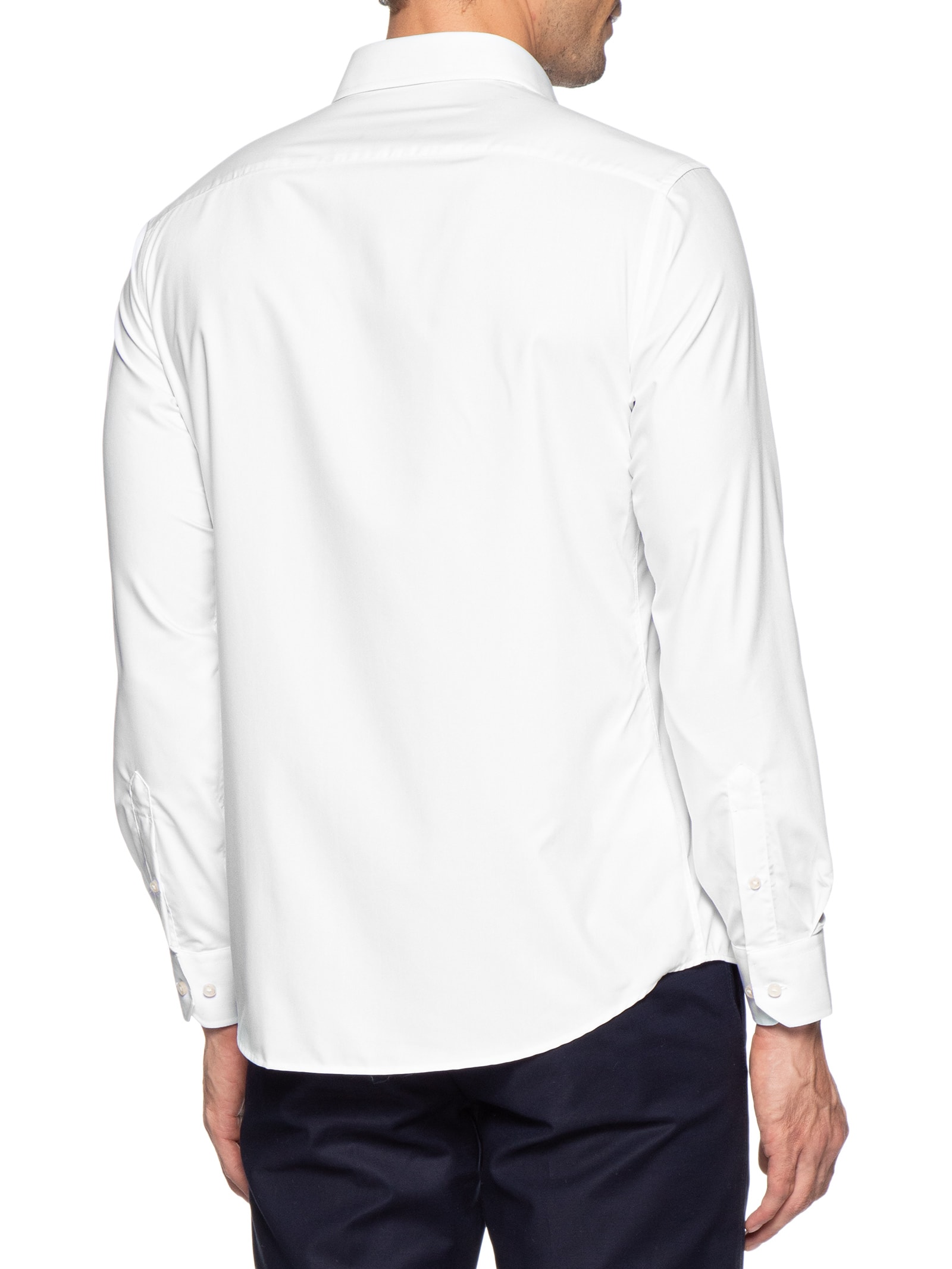 Camisa Masculina Social Regular Fit Algodão E Modal Branco '2 Essential