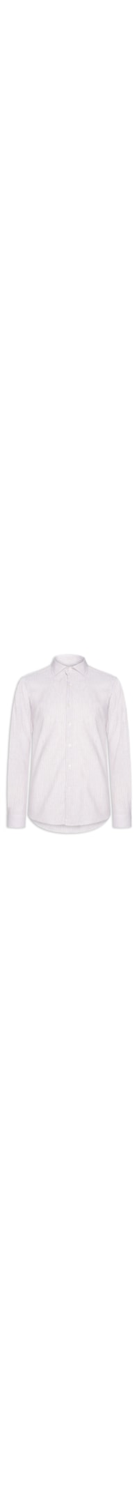 Camisa Masculina Social Slim Fit Blend Linho - Bege