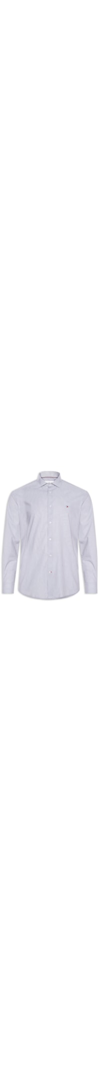 Camisa Masculina Social Slim Fit Listras - Azul