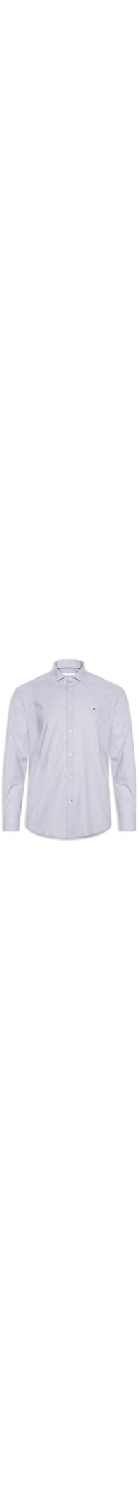 Camisa Masculina Social Slim Fit Listras - Azul