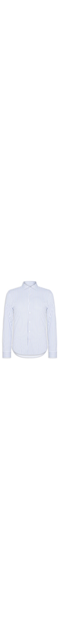 Camisa Masculina Social Slim Fit Tech Dots Respirável - Azul