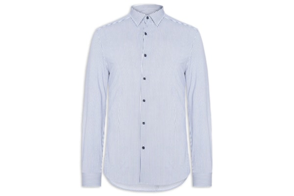 Camisa Masculina Social Tech - Azul