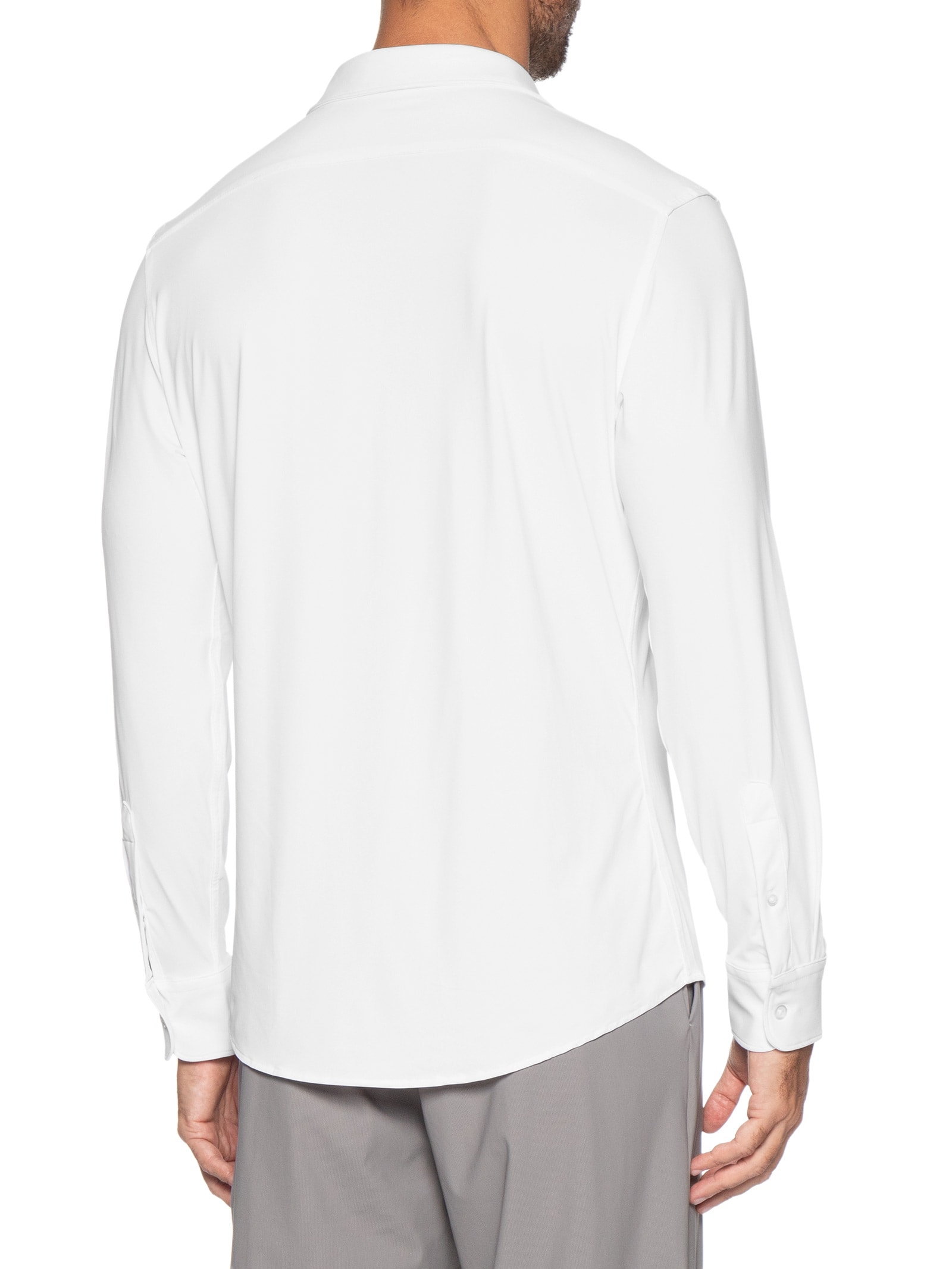 Camisa Masculina Social Tech Branco '2 Essential