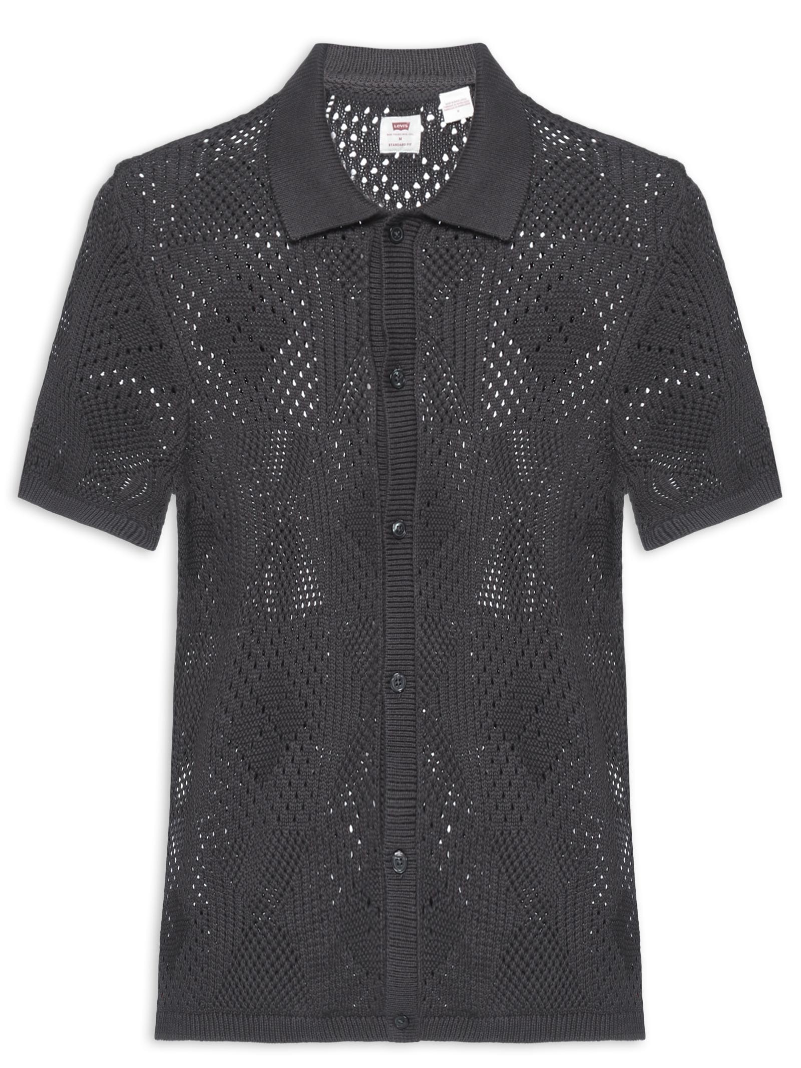 Camisa Masculina Standard Fit Sweater Camp Preto Levi's