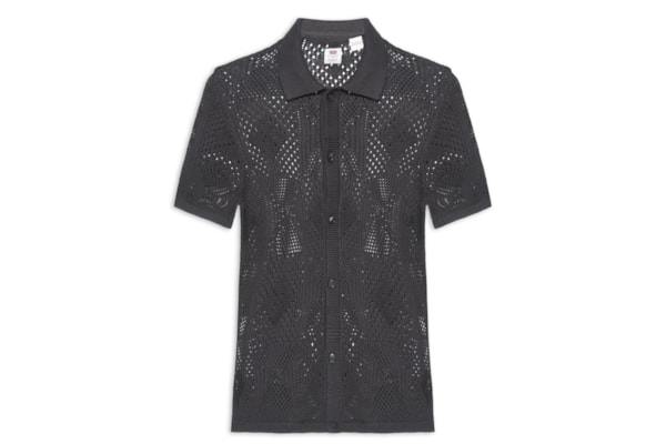 Camisa Masculina Standard Fit Sweater Camp - Preto