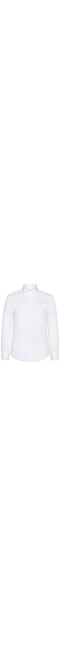 Camisa Masculina Tech Fibra De Bambu Slim Fit - Branco