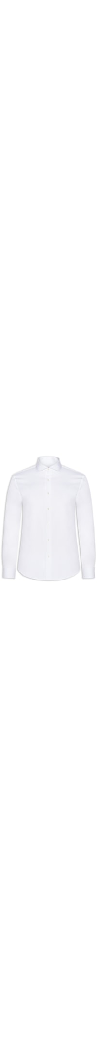 Camisa Masculina Tech Fibra De Bambu Slim Fit - Branco