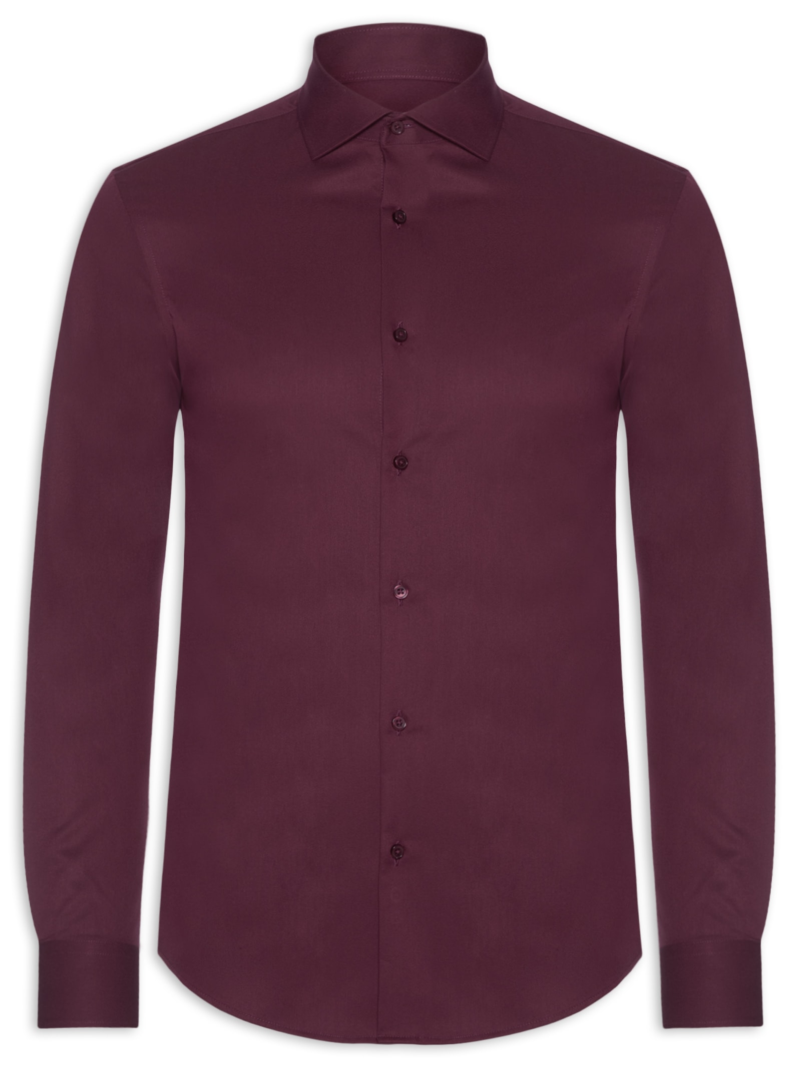 Camisa Masculina Tech Fibra De Bambu Slim Fit Vermelho '2 Essential