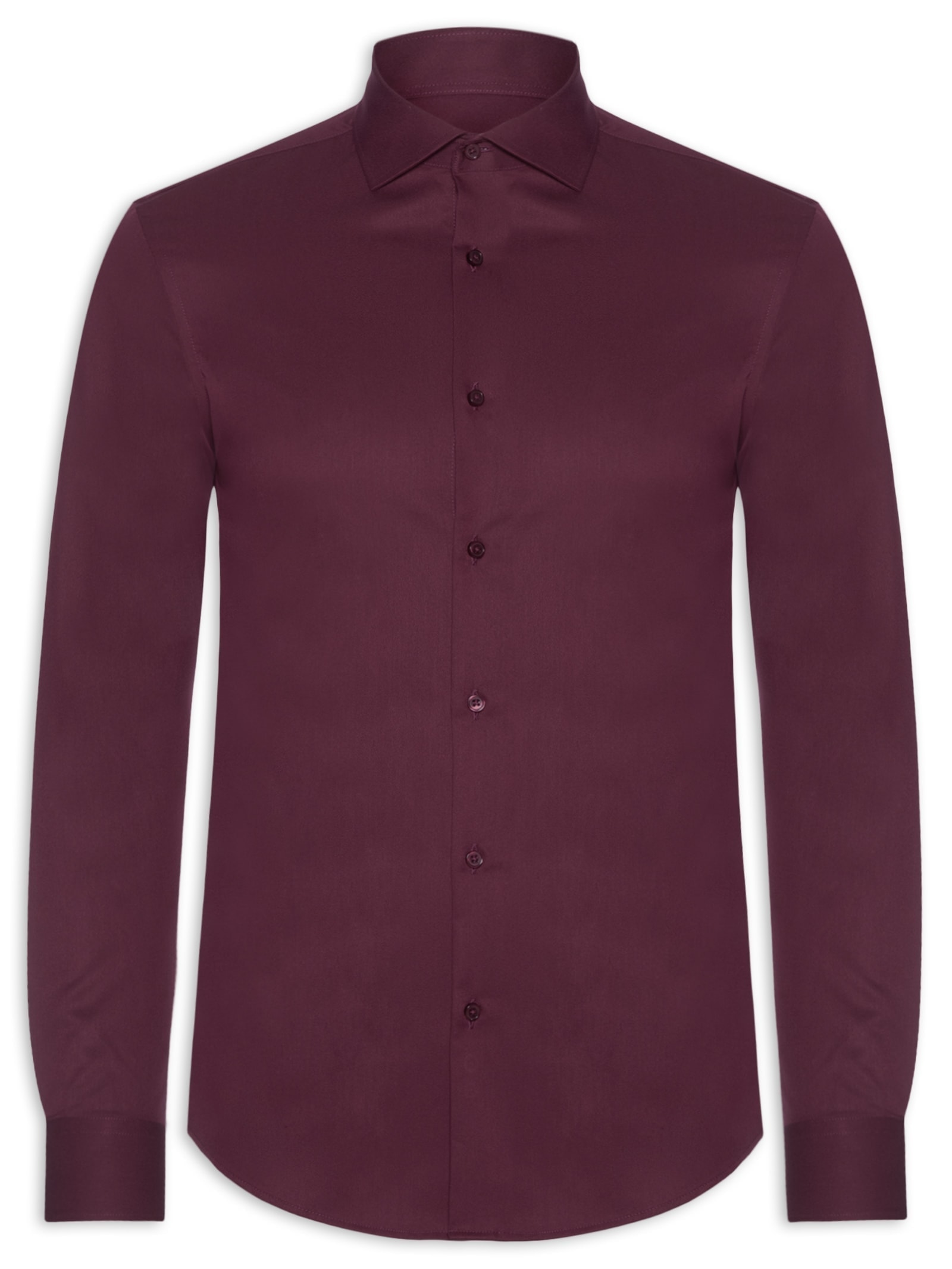 Camisa Masculina Tech Fibra De Bambu Slim Fit Vermelho '2 Essential