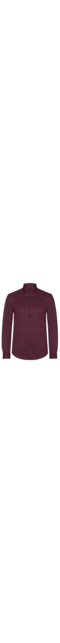Camisa Masculina Tech Fibra De Bambu Slim Fit - Vermelho