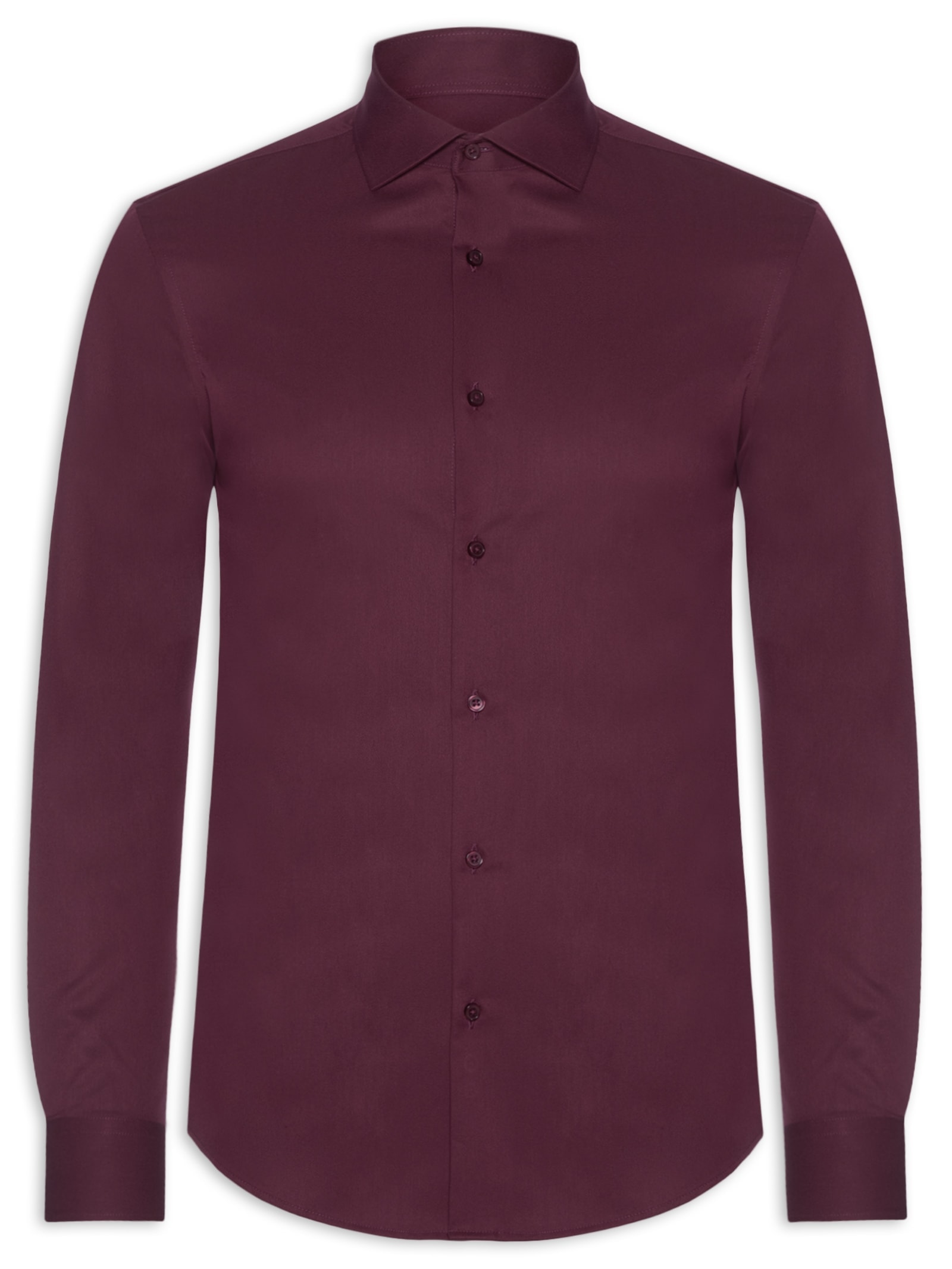 Camisa Masculina Tech Fibra De Bambu Slim Fit Vermelho '2 Essential