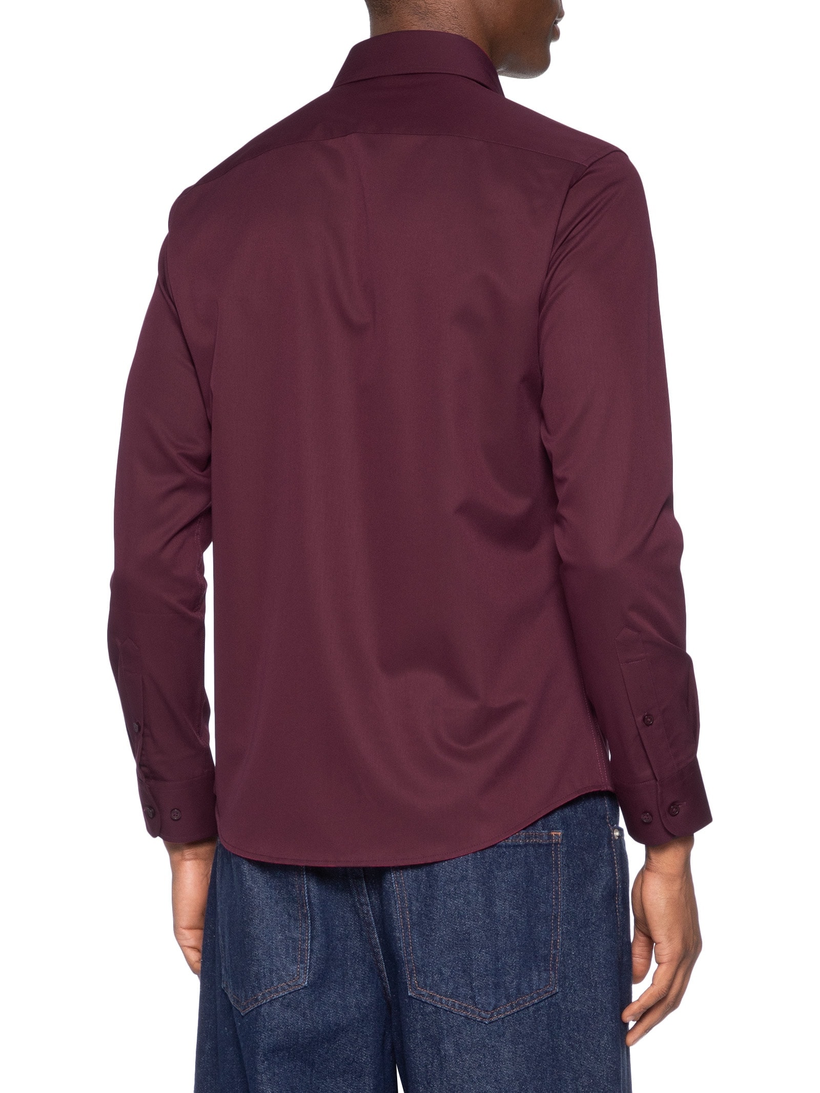 Camisa Masculina Tech Fibra De Bambu Slim Fit Vermelho '2 Essential