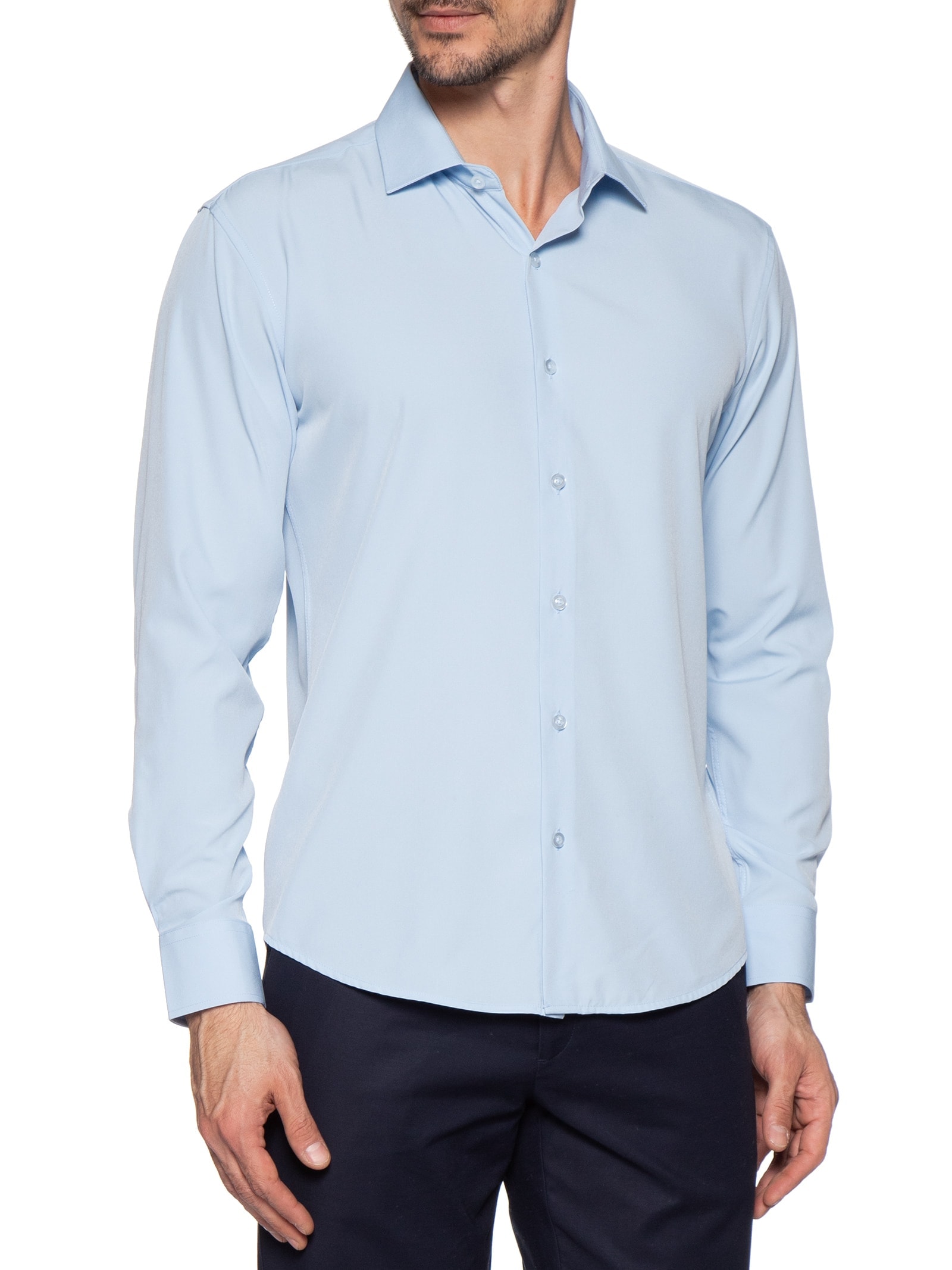 Camisa Masculina Tech Line Smart Move Azul '2 Essential