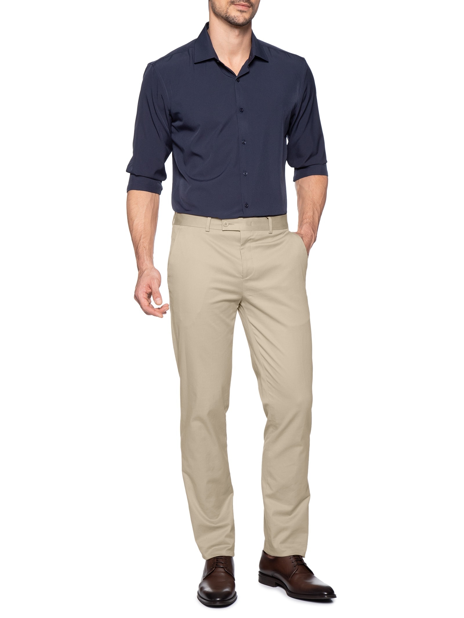 Camisa Masculina Tech Line Smart Move Azul '2 Essential
