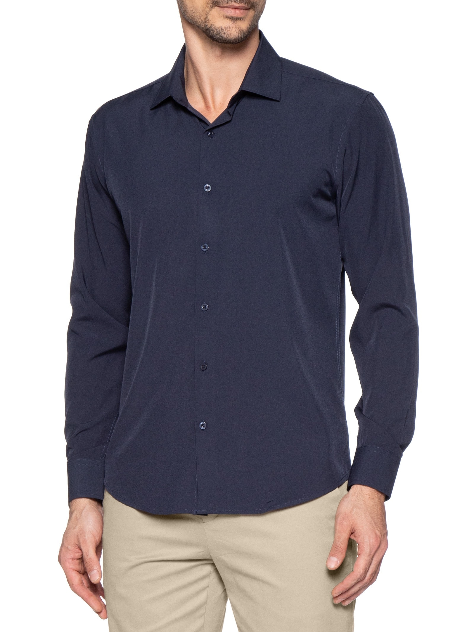 Camisa Masculina Tech Line Smart Move Azul '2 Essential