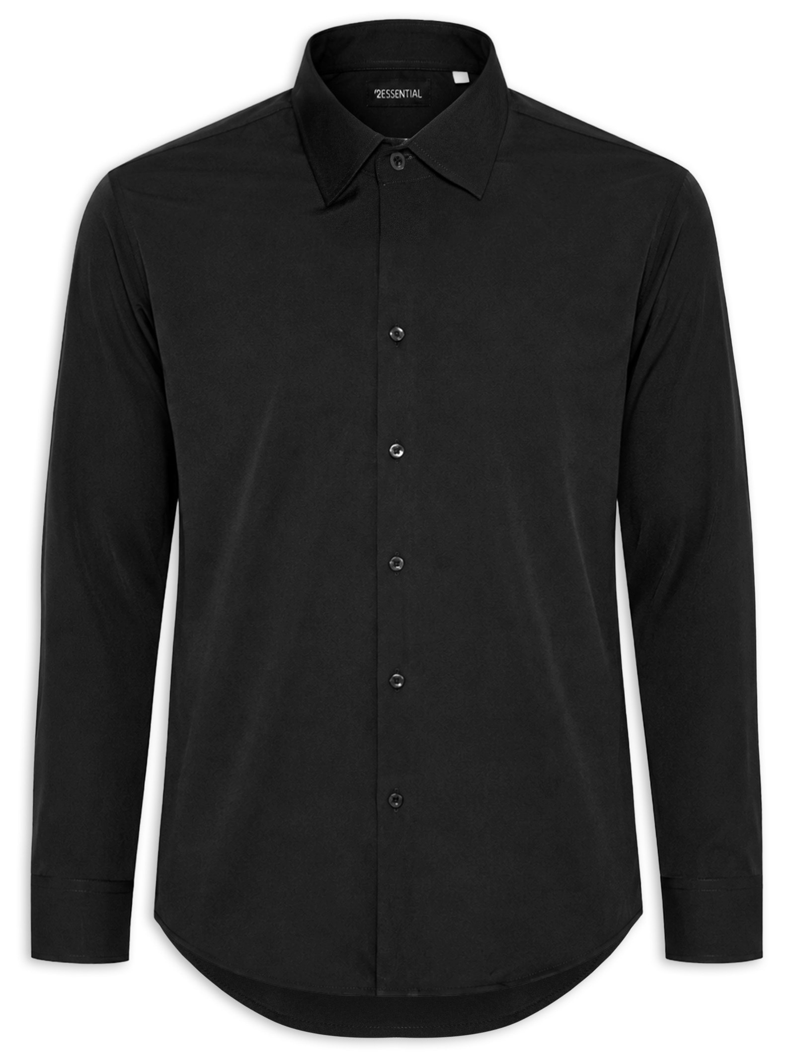 Camisa Masculina Tech Line Smart Move Preto '2 Essential
