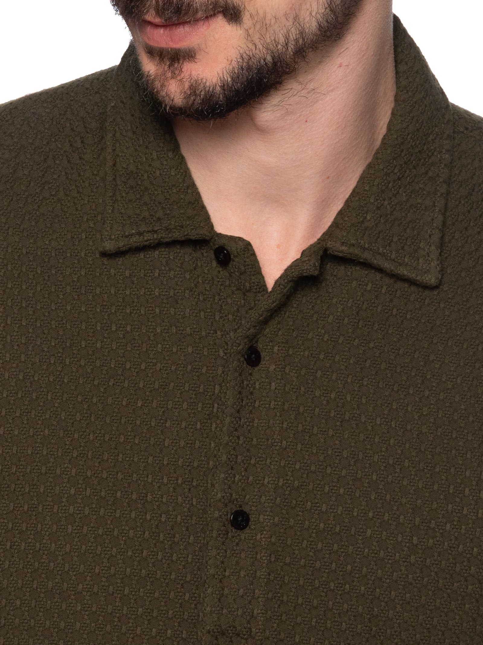 Camisa Masculina Texture Color Mc Marrom Osklen