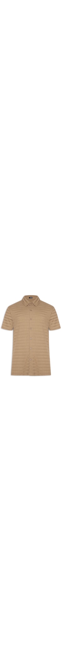 Camisa Masculina Texturizada - Marrom