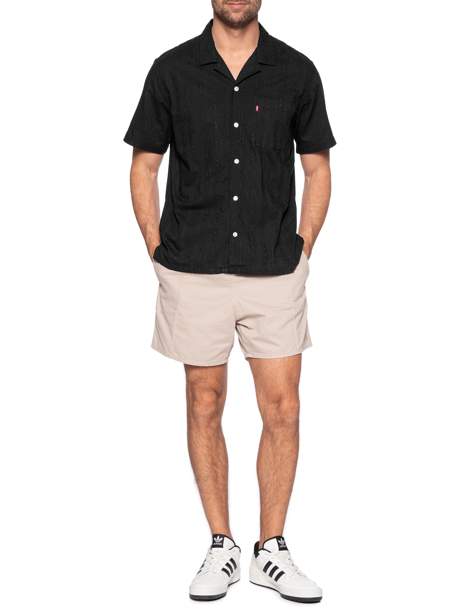 Camisa Masculina The Sunset Camp Preto Levi's
