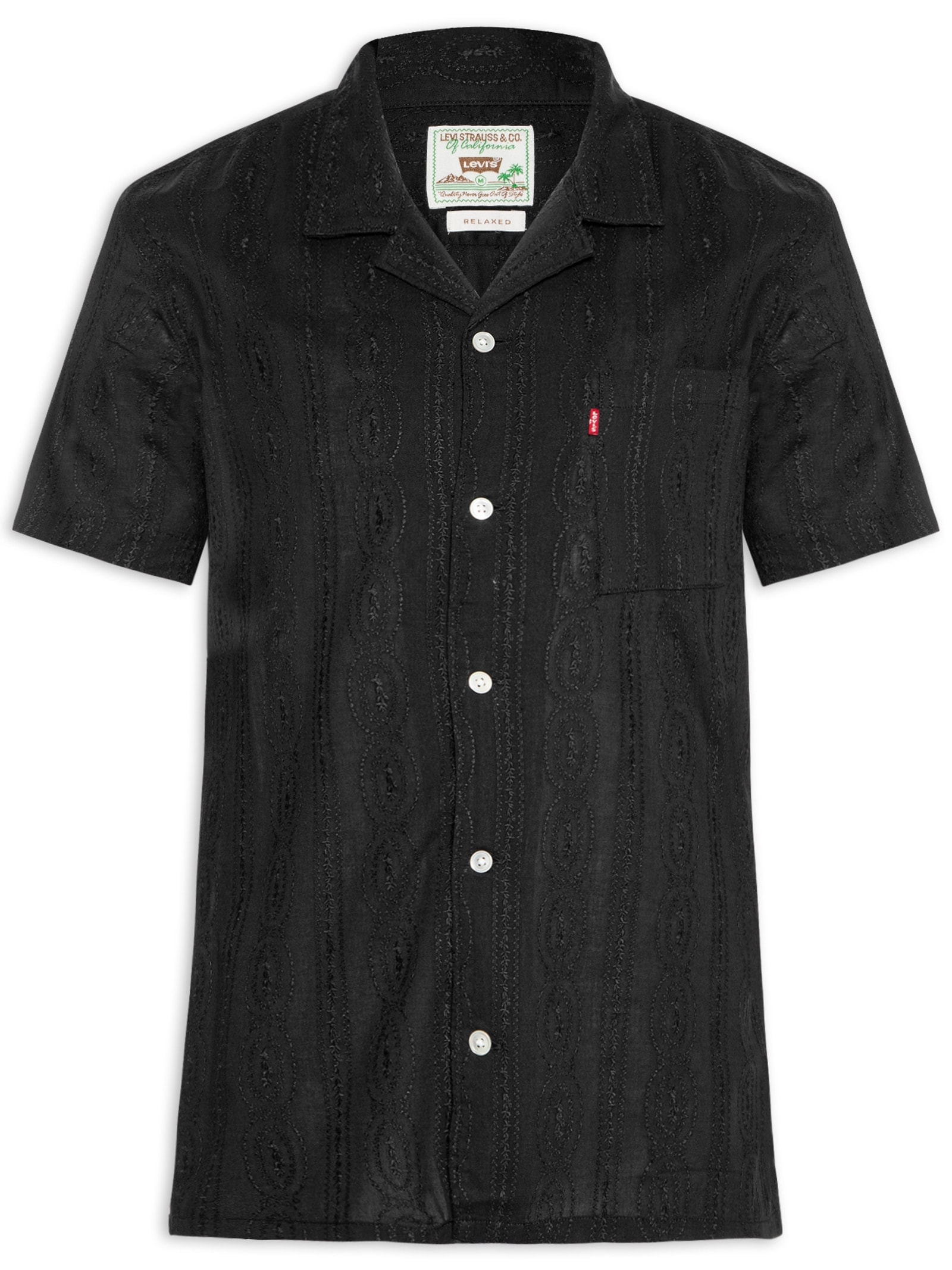Camisa Masculina The Sunset Camp Preto Levi's