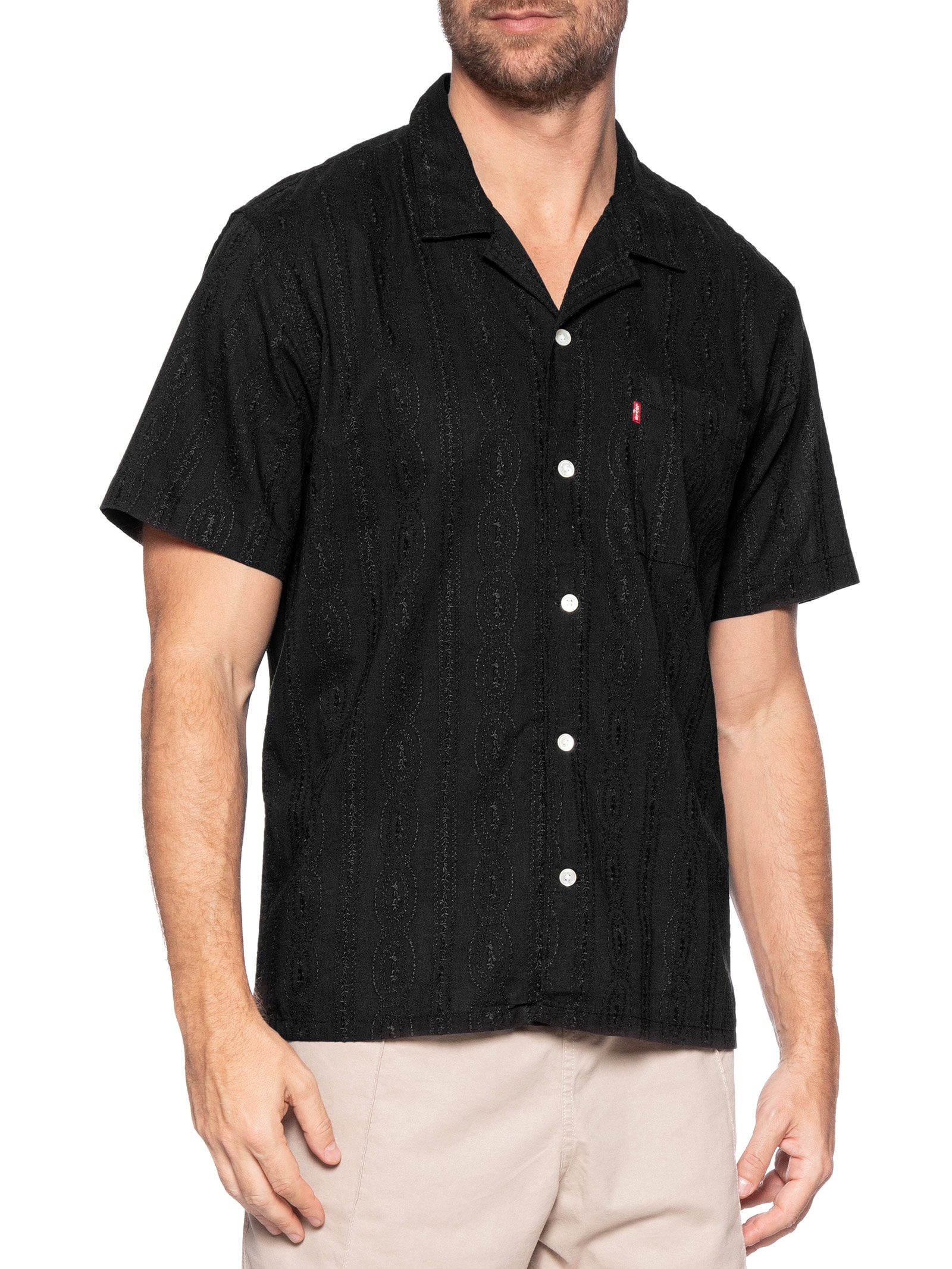 Camisa Masculina The Sunset Camp Preto Levi's