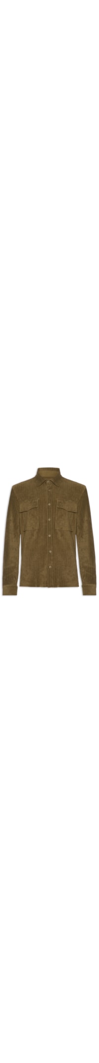 Camisa Masculina Towelling Rib - Marrom