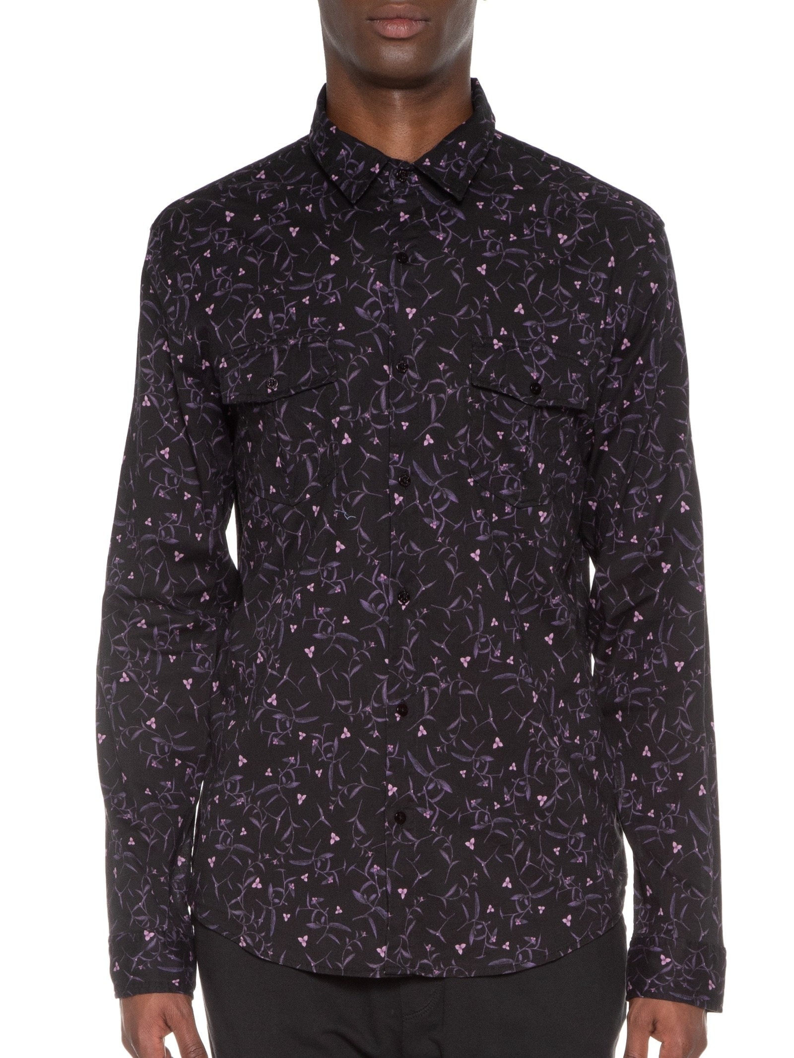 Camisa Masculina Trapoeraba Manga Longa Preto Osklen