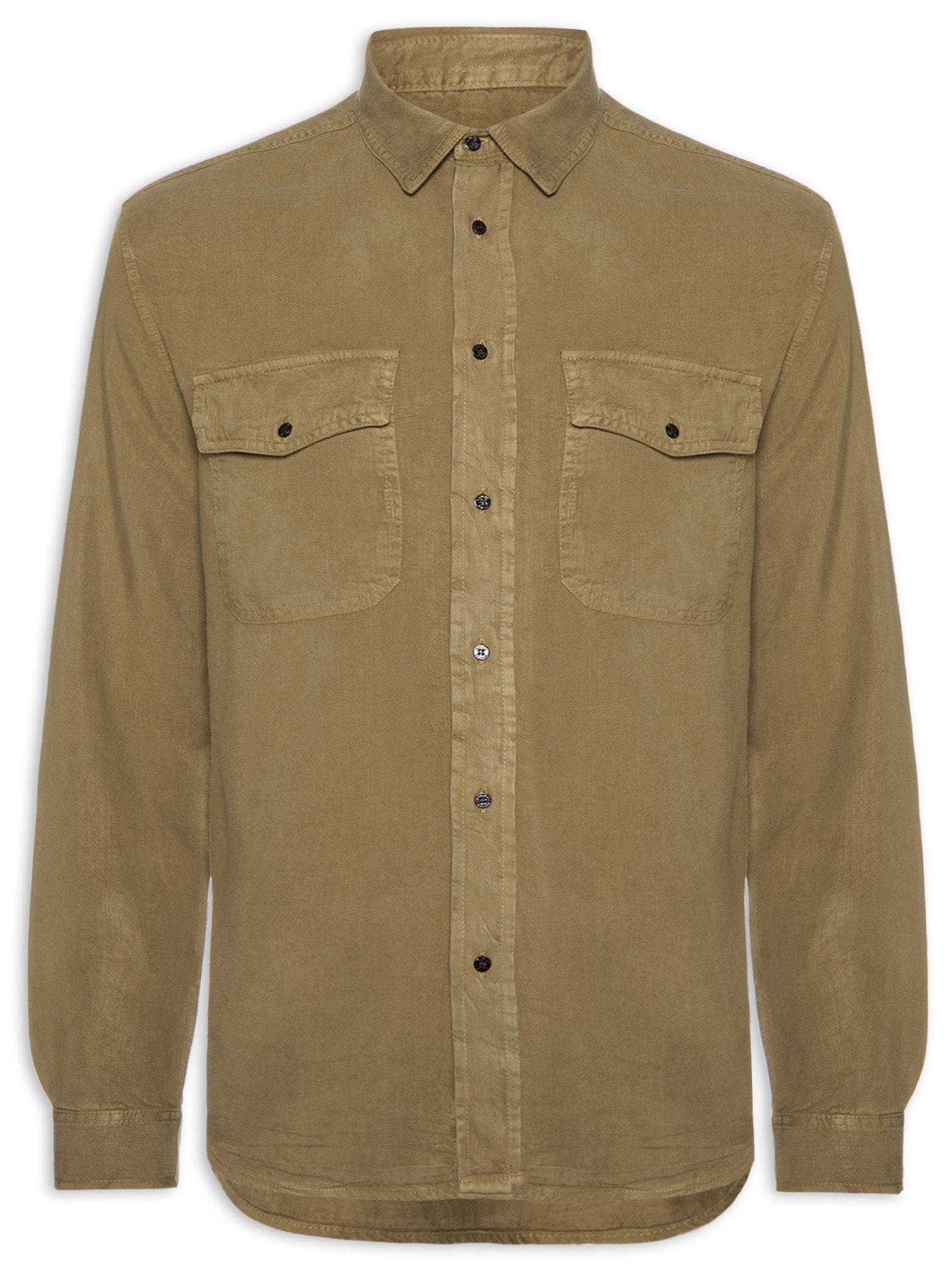 Camisa Masculina Used Utility Marrom Osklen