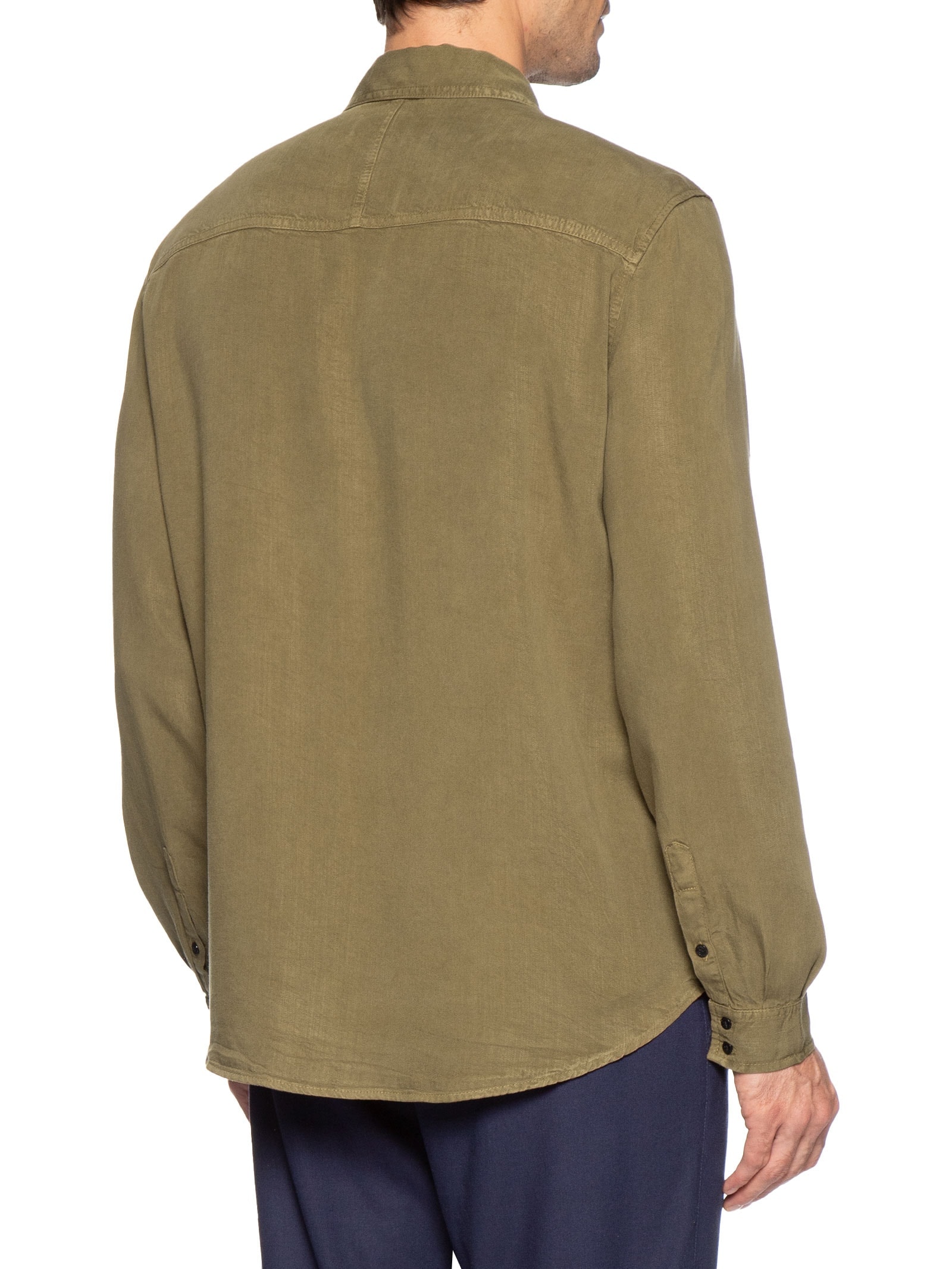 Camisa Masculina Used Utility Marrom Osklen