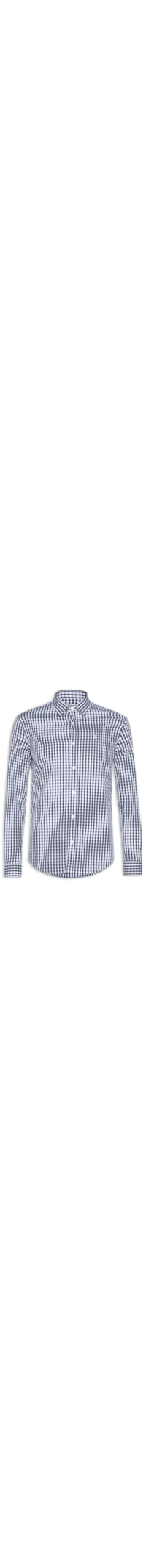 Camisa Masculina Vichy Classic - Azul